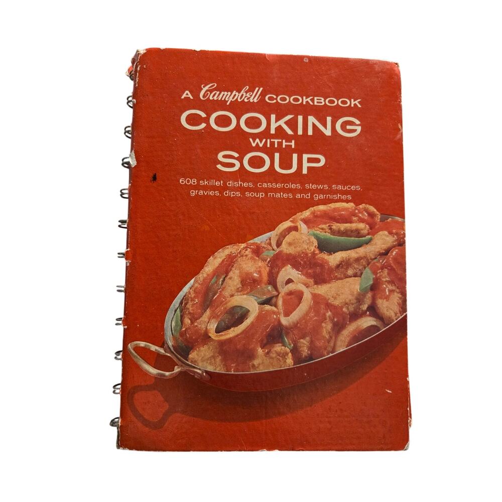 Vintage A Campbell Cookbook Cooking With Soup 1968 Revised Edition